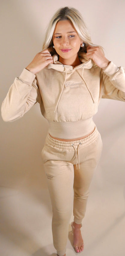 Redeemed Restored - Hoodie & Jogger Set - Tan